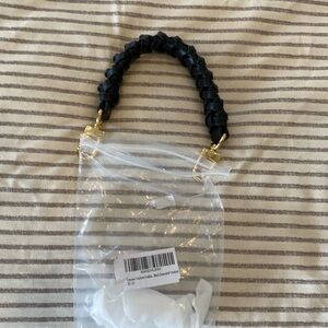 Braided strap purse handle